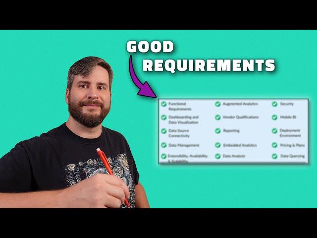 Dealing With Bad Analytics Requirements