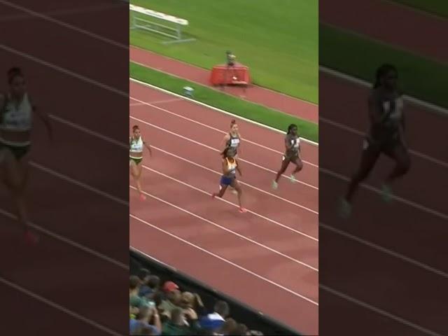 100m dash in Lausanne 2023. MARIE JOSEE TA LOU on the top of her game. #shorts