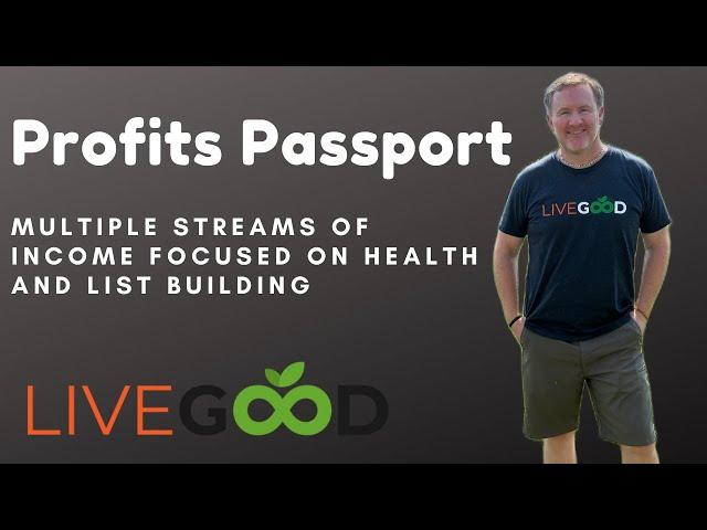 David Dekel Profits Passport LiveGood Funnel and Platform