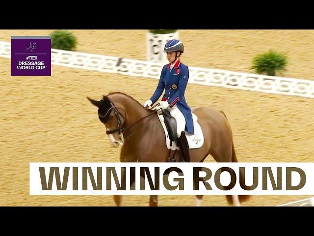 Charlotte Dujardin and Pete shine bright in London! |  FEI Dressage World Cup™ London