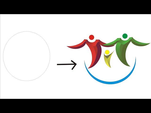 how to make family logo design amazing Tips & Tricks family logo design banyane ka tarika