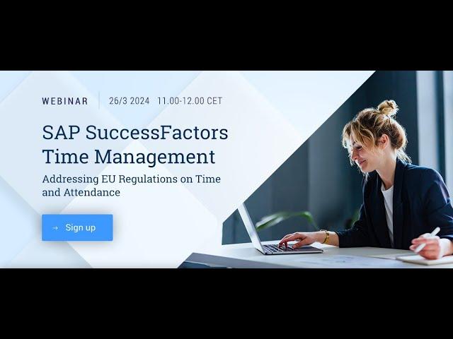 SAP SuccessFactors Time Tracking - Addressing EU Regulations on Time and Attendance