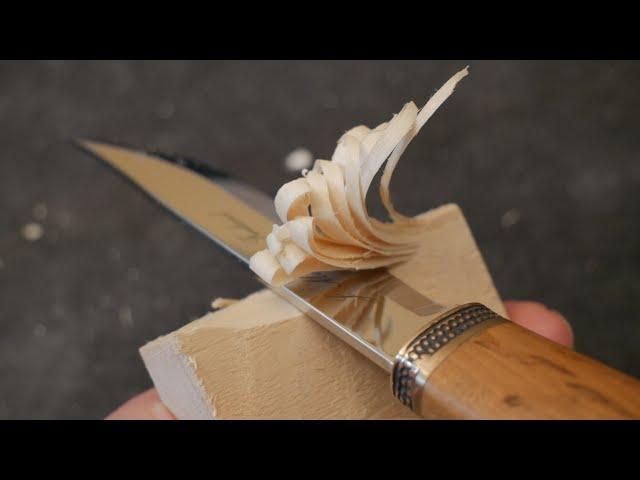 Wood Carving a Bird ASMR No talking - Carving - Painting