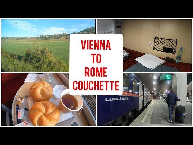 Vienna to Rome by NightJet Sleeper couchette