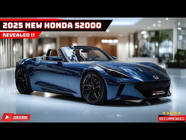 New 2025 Honda S2000: The Legendary Sports Car Returns! Is it Worth the Hype?