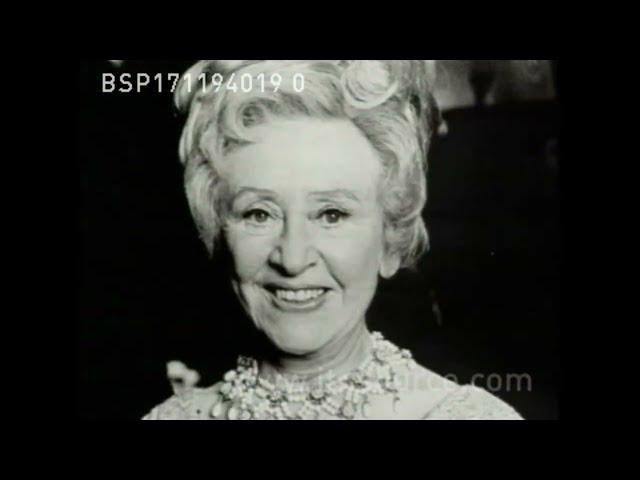 Doris Speed Dies - ITN Obituary (1994)