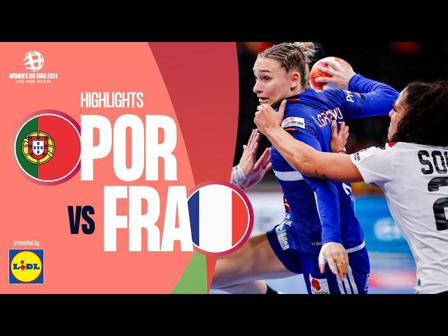 Portugal  France | Highlights | Women’s EHF EURO 2024