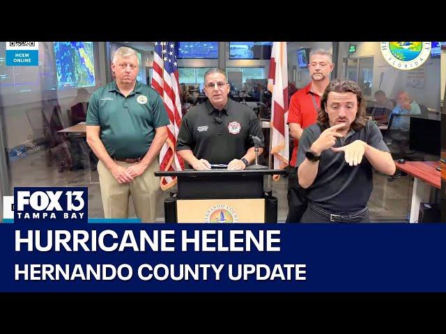 Hurricane Helene: Hernando County update