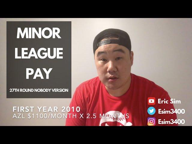 Minor League Pay / MLB Draft / How Much Money I Made In 6 Years Of Professional Baseball