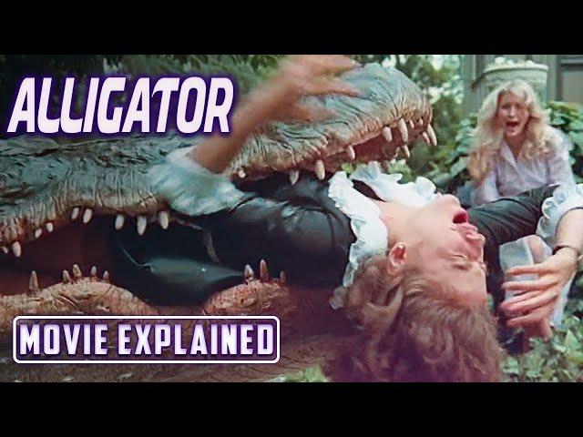 Alligator (1980) Movie Explained in Hindi Urdu | Crocodile  Movie