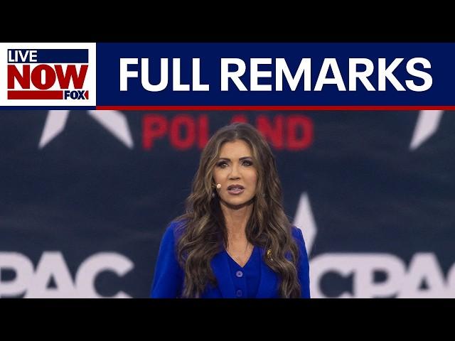 FULL: DHS Sec. Kristi Noem speaks at first-ever CPAC in Poland
