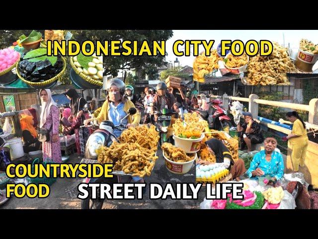 INDONESIAN CITY FOOD  COUNTRYSIDE MARKET FOOD