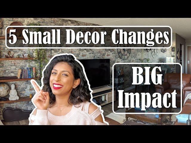 5 EASY DECOR CHANGES YOU NEED TO MAKE | Eshi Jay