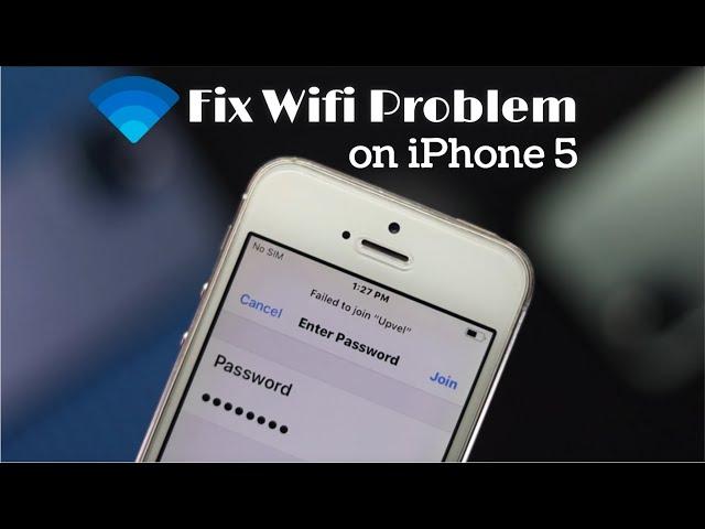 iPhone 5/5c/5s: How To Fix iPhone 5S Won't Connect To Wi-Fi