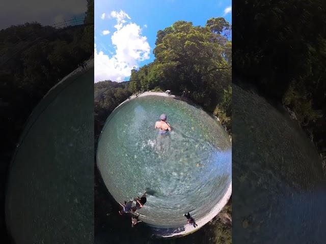 HKING IN A RIVER IN NEW ZEALAND | Hike to the Blue Pools on New Zealand's South Island #newzealand