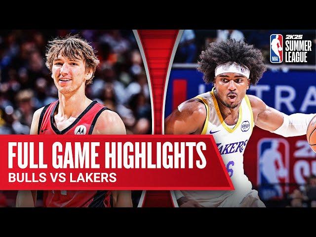 BULLS vs LAKERS | NBA SUMMER LEAGUE | FULL GAME HIGHLIGHTS