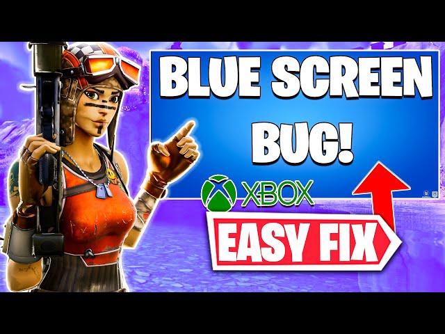 How to Fix  "Fortnite Blue Screen Bug"  in Xbox while trying to login | Fortnite Blue Screen Fix