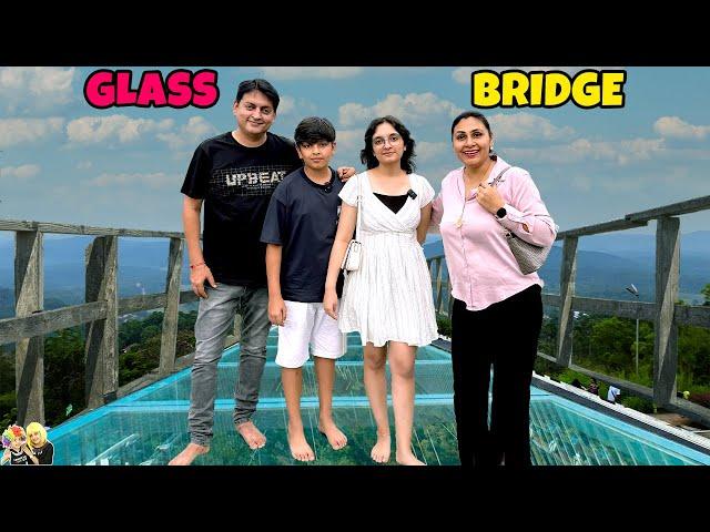 GLASS BRIDGE | Yeh kahan aagaye | Family Travel Vlog | Aayu and Pihu Show