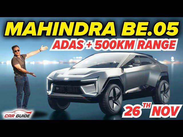 Mahindra BE 05 Electric SUV  26th Nov  Tata Curvv EV & Creta EV Rival | New Electric Car India