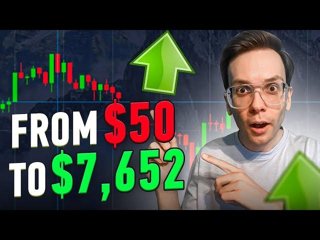 FROM $50 TO $7,652 | THE ONLY STRATEGY YOU NEED TO BE PROFITABLE | BINOMO TRADING STRATEGY