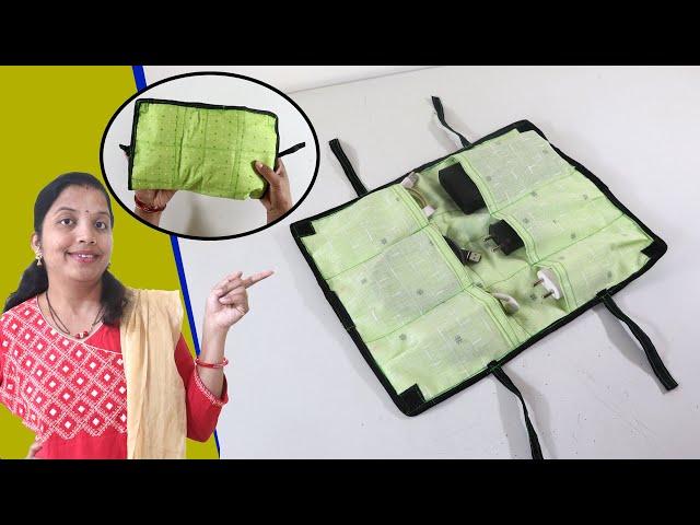 Gadget Storage Pouch Sewing at Home l Sonali's Creations