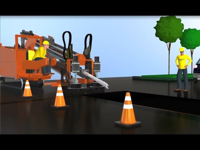 Horizontal Directional Drilling Installation Animation