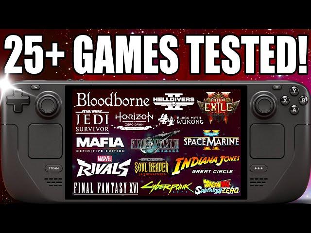 25+ Incredible Steam Deck Games Tested!