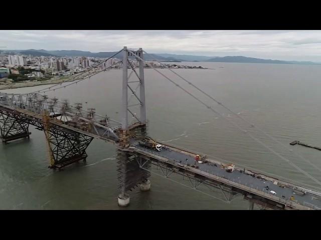 PONTE HERCILIO LUZ NDTV BG DRONE RECORD TV