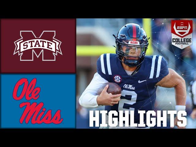 Mississippi State Bulldogs vs. Ole Miss Rebels | Full Game Highlights | ESPN College Football