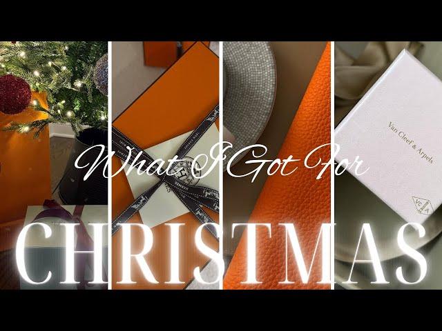 What I got for Christmas 2024  | Unboxing Hermes, Vancleef and Arpel, Luxury shopping & new jewelry