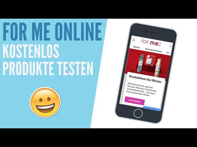 For Me Online – So kannst Du kostenlos Produkte testen! | BONEXO