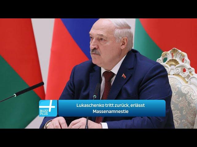 Belarus’ Führer Lukaschenko tritt zurück, unterzeichnet Dekret für Massenamnestie