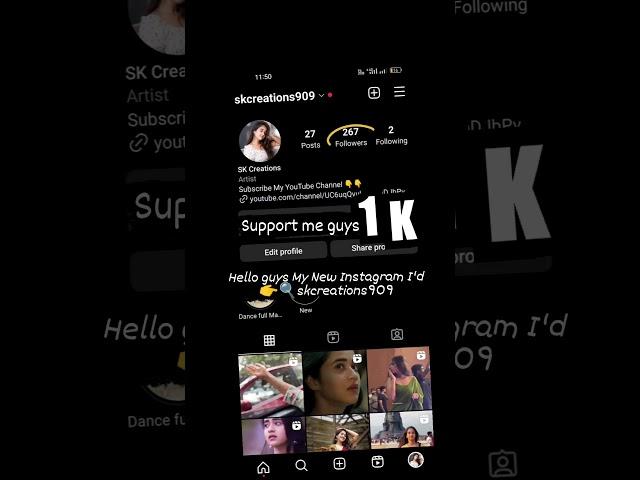 Hello guys  1k follow  Aaj Hi Complete Kar do️ Full Support