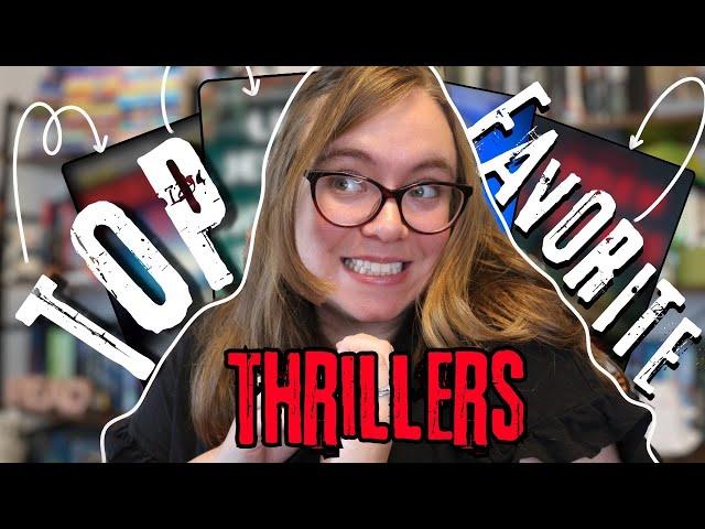 My top 15 thriller books of ALL TIME  | thriller book recommendations