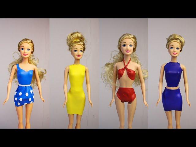 DIY  Делаем платья из воздушных шариков для куклы. Making balloon dresses for Barbie dolls