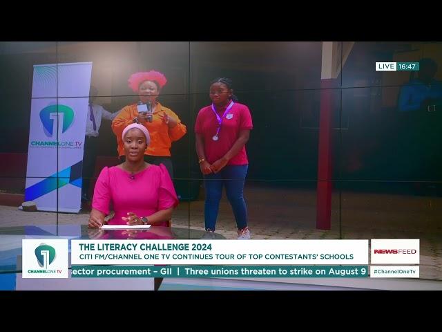 Channel One TV / Citi FM Tours Schools of Top 10 Contestants in The Literacy Challenge