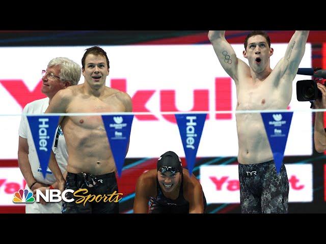 No Dressel, no problem: Team USA wins mixed medley World title in Budapest | NBC Sports