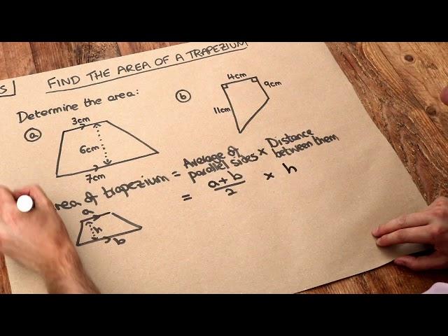 Key Skill - Find the area of a trapezium.