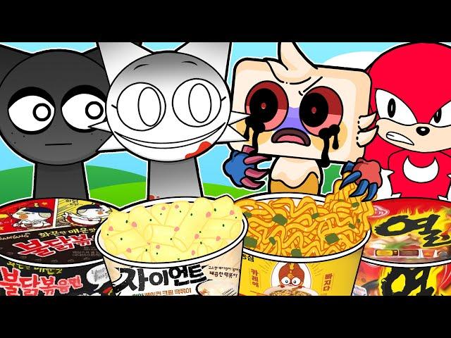 Incredibox Sprunki VS Dandy's World - Convenience Store MUKBANG COMPLETE EDITION! | Animation | ASMR