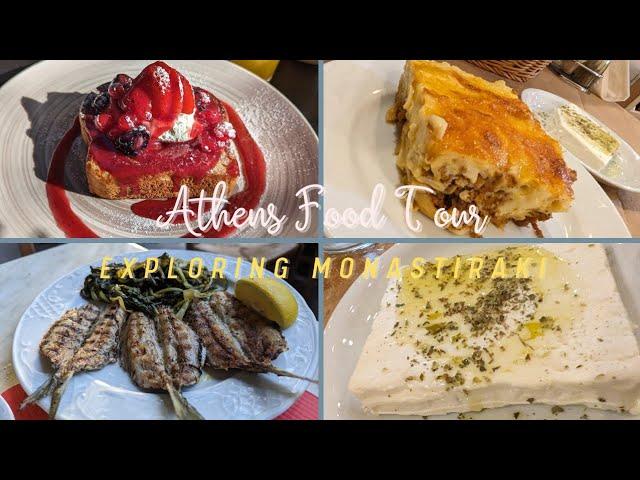 Athens Greece Travel VLOG - Monastiraki & Psiri Food Tour