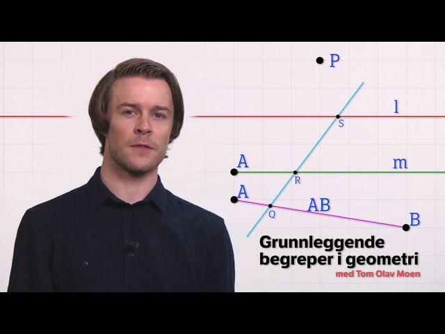 Grunnleggende begreper i geometri