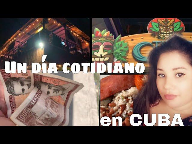 UN DÍA COTIDIANO en CUBA GASTE todo mi DINERO en COMIDA | COCINANDO+PASTEL