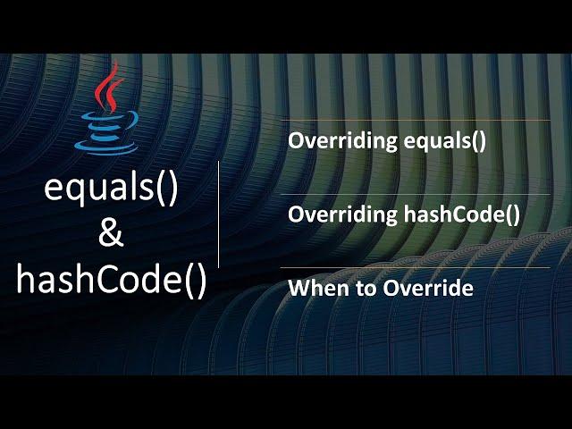 Java Interview Question | Overriding Equals And HashCode Methods In Java | Equals & HashCode