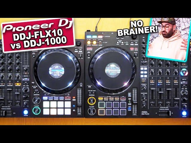 Pioneer DJ DDJ-FLX10 vs DDJ-1000 comparison - What's the difference? #TheRatcave