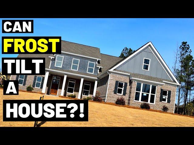 CAN FROST TILT A HOUSE?! The Problem with FROST HEAVE! (Frost Line / Footings / House Foundations)