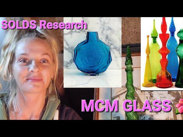 Mid Century MCM Glass SOLD RESEARCH video | £50 - £2000 Completed Ebay UK Sales