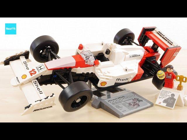 レゴ アイコン マクラーレン MP4/4 ＆アイルトン・セナ 10330 ／ LEGO Icons McLaren MP4/4 & Ayrton Senna Speed build & Review