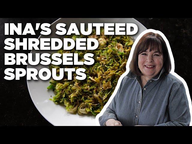 Ina Garten's Sauteed Shredded Brussels Sprouts | Barefoot Contessa | Food Network