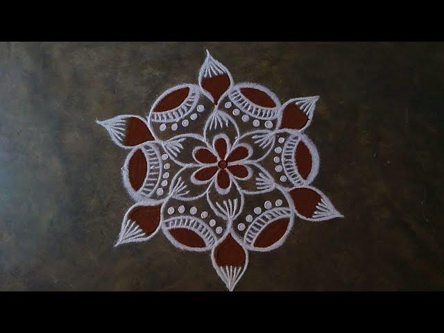 Panguni uthiram special rangoli// easy design rangoli kolam// by kaalai thendral kolangal pavithra