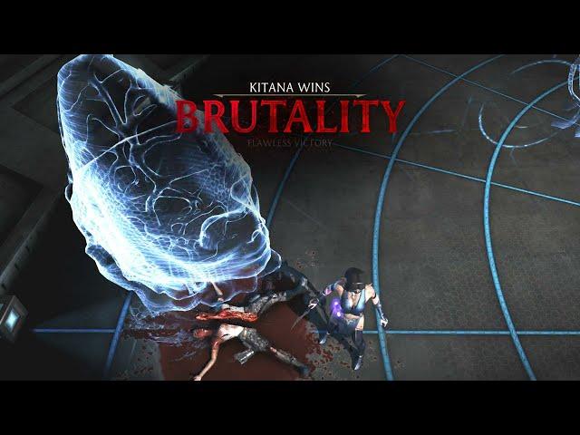 Mortal Kombat XL - Kitana Biggest Fan Brutality Free Cam PC 1080P.